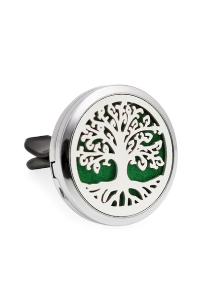 NEO ™ HG254 Tree of Life Curly Leaves Car Aromatherapy Diffuser with Essential Oils, -friendly,