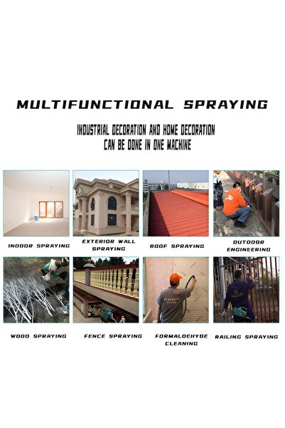 NEO Professional Electric Paint Sprayer, Cordless, 120W, 21V, with Li-Ion Battery, 800 ml capacity,