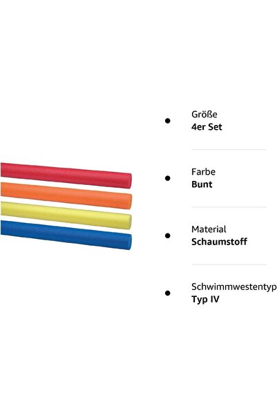 Comfy 4-Pack Original Pool Noodles - Beige