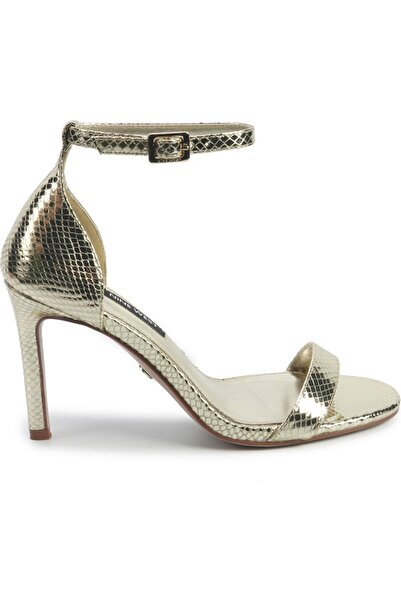 Nine West Isla2 5Pr Gold Heeled Women's Shoes