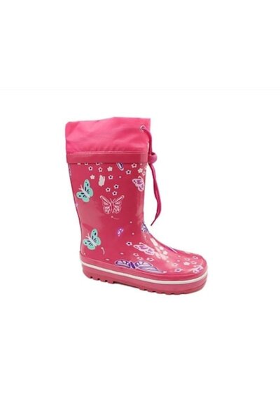 Apawwa - Rubber boots, B209 Butterfly, pink, size 27