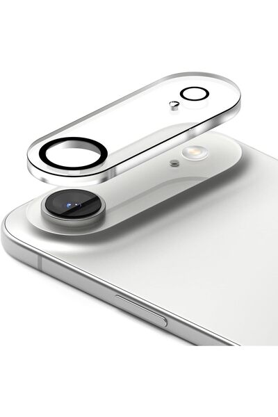 m.tk moveteck Apple iPhone 17 Air Compatible Camera Lens Protector with Metal Frame Apparatus Full Coverage Protective Glass