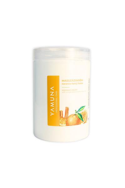 Yamuna Cremă de masaj anticelulitică cu portocale și scorțișoară