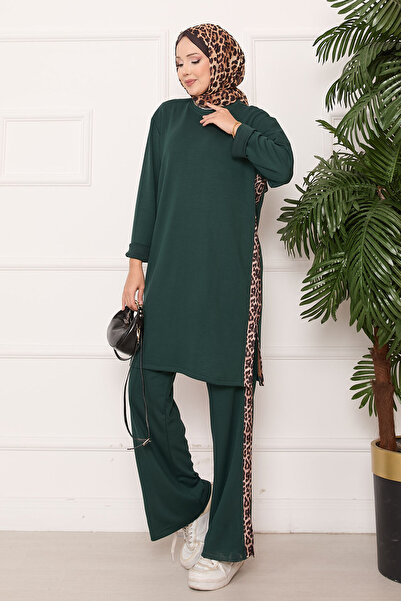 EBRUTESETTÜR Slit Soft Suit with Leopard Stripe