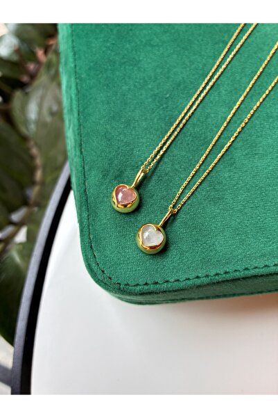 Miltonia Aytaşı Kalp 925s Gümüş Kolye