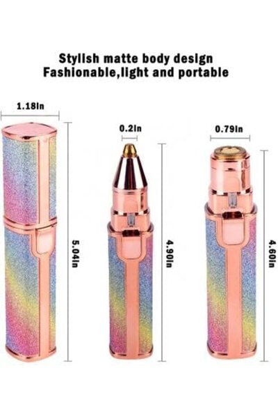 Generic Portable 2 in 1 Eyebrow & Nose Hair Remover Trimmer (Pack-1)