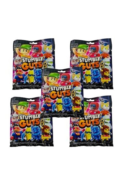 SHOP LIKE A PRO Set de 5 pachete Stumble Guys cu figurină de colecție și cărț...