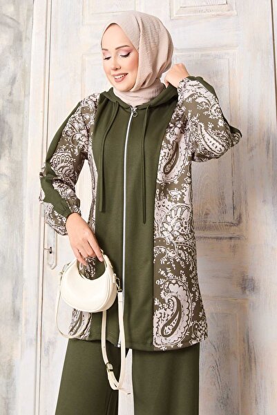 EBRUTESETTÜR Pattern Paneled Hooded Soft Suit