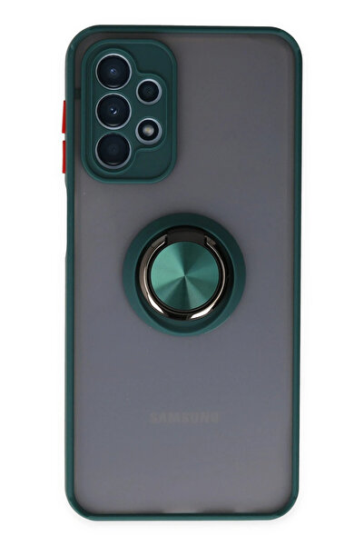 NewFace غطاء سيليكون لهاتف سامسونج جالاكسي A23 4G من LVSQVR مع حلقة مونتريال ...