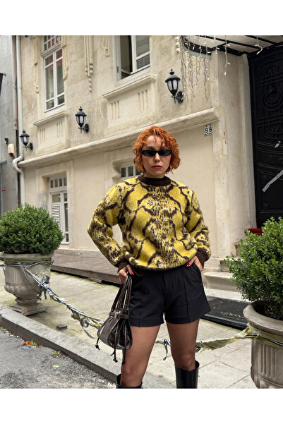 Bak'ap Pulover din lână cu model premium