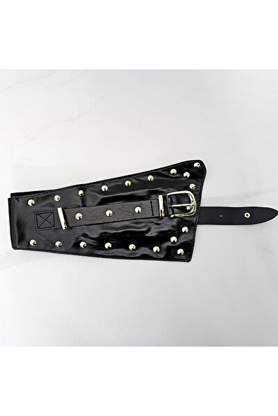 velve Centura corset cu catarama Teo Sky, elastica, cu note lucioase si detal...