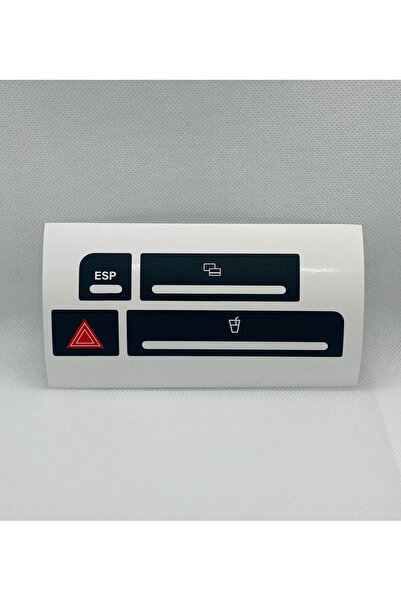 Audi A4 b6 - b7 case 2001-2008 compatible quad signal cup holder esp button sticker label repair kit