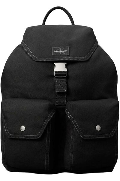 Calvin Klein Workwear Flap Backpack 43 Backpack, Black