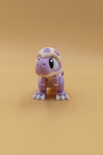 Rodopiva سلسلة مفاتيح متحركة على شكل ديناصور لطيف، زينة للحقائب