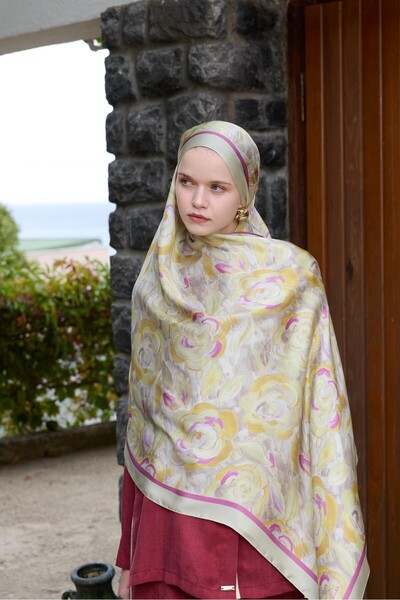 İpekhan Şal din mătase indiană Winter Bloom 5014