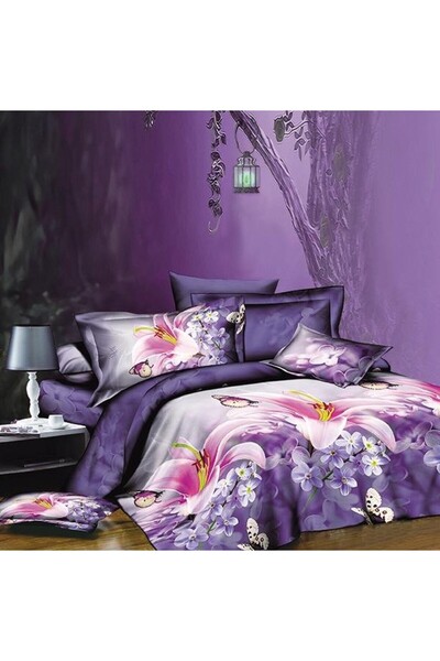 naniland.ro 3D non-elastic bed linen - 4 pieces Tabby XU009