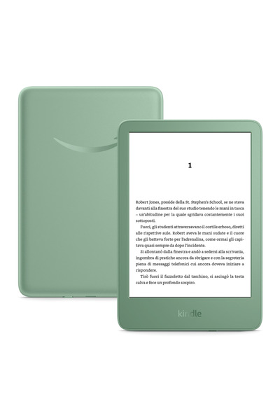 Amazon Cititor de cărți electronice Kindle 2024 (generația a 11-a), 16 GB, ecran 6", Wi-Fi, USB-C, cu reclamă, verde