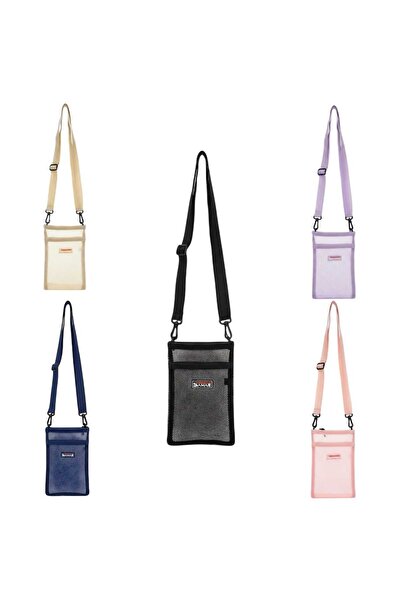 Samar Stylish Mesh Water Bottle Holder Bag, Holds up to 18 oz with Adjustable Shoulder Strap | 5 Trendy Colors