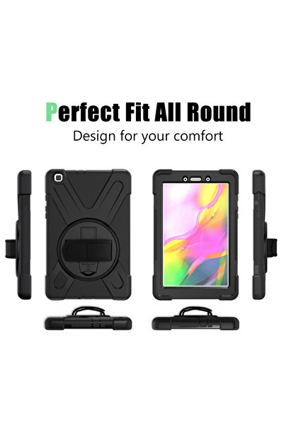 NewFace غطاء تابلت رائع لهاتف سامسونج جالاكسي T290 Tab A 8 (220721) - أسود