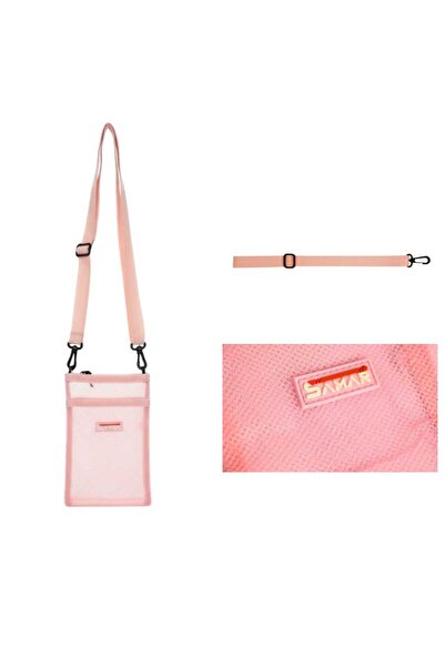 Samar Stylish Mesh Water Bottle Holder Bag, Holds up to 18 oz with Adjustable Shoulder Strap | 5 Trendy Colors