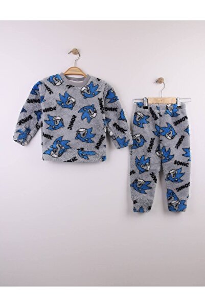 EKNKİDS Plush Model Top and Bottom Set