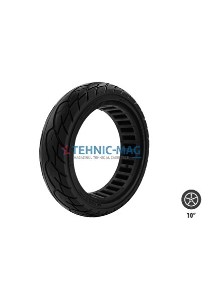 Wattiz Anvelopă solidă pentru trotinetă electrică 10×2.50 - Mi 4 Pro (antipană)