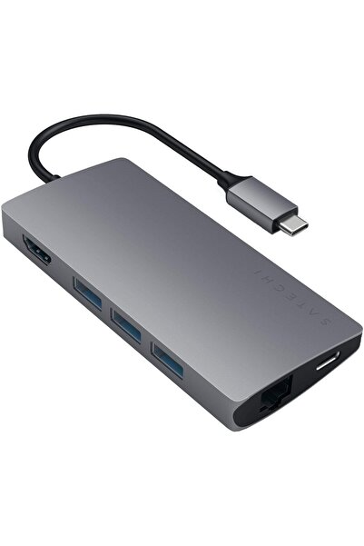 Satechi Adaptor Type-C multi-port, HDMI 4K, 3x USB 3.0, MicroSD, Ethernet V2,...