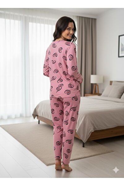 FAMES PİJAMA WOMEN'S LARGE SIZE PAJAMAS SET