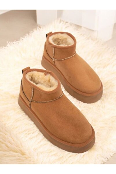 leon Suede Boots with Fur Inside