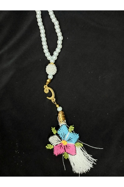 yörük tuhafiye Handmade Needle-Weaving Pearl Rosary, Dowery Rosary, Groom's Rosary, Bride's Rosary, Bohça Rosary