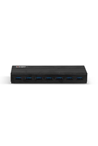 Bark and Lindy Hub USB Lindy 7 Port USB 3.0 Hub, 7 porturi, Negru