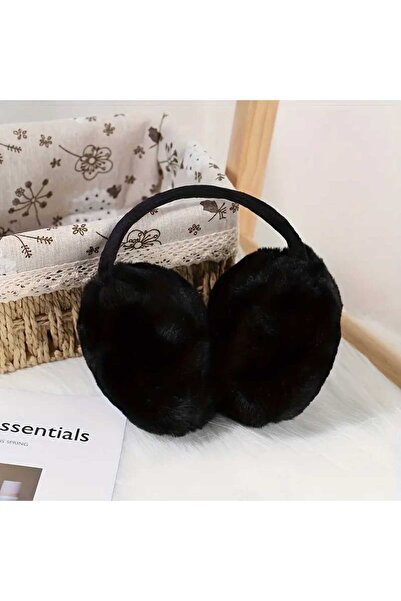 JHTshop سماعات رأس كبيرة واقية لتدفئة الأذن من القطيفة قابلة للطي ذات ملمس نا...