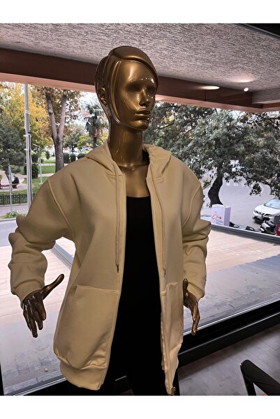 Tria Body Regular Cut with Zippered Hat 3 Threads Shar Fleece-Lined Eatshirt