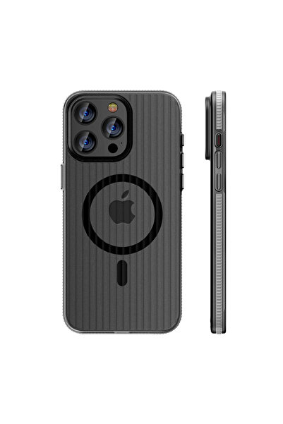 Joko غطاء LVSQVR لهاتف iPhone 14 Pro Max Line Magsafe (221611) - رمادي