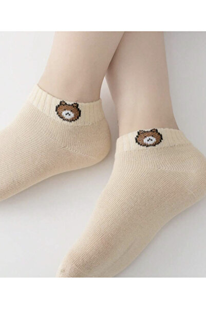 GENRE 10 Pairs Bear-Style Ankle Socks for Children (Ages 2-3), Spring/Summer