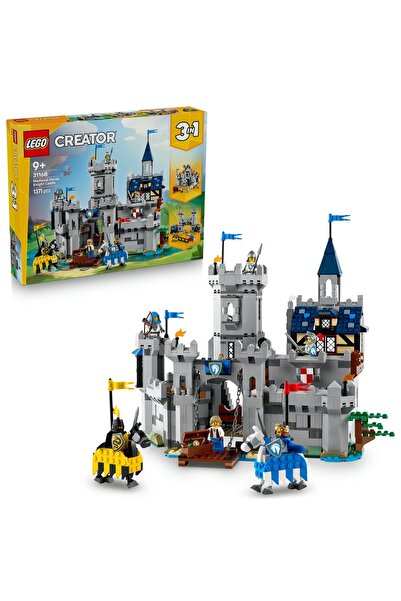 LEGO Creator - Castel medieval cu cai și cavaleri 31168, 1371 piese