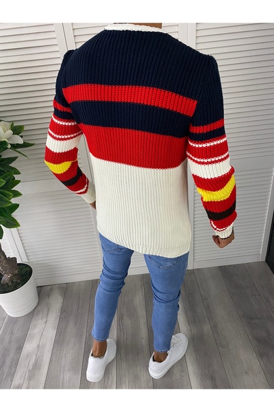 dehaine Men's striped sweater, T3576