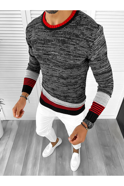 dehaine Men's striped sweater, T3616