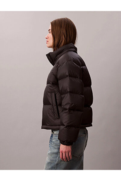 Calvin Klein Classic Medium Thickness Puffer Women's Black Jacket Lv047D501G-Ub1