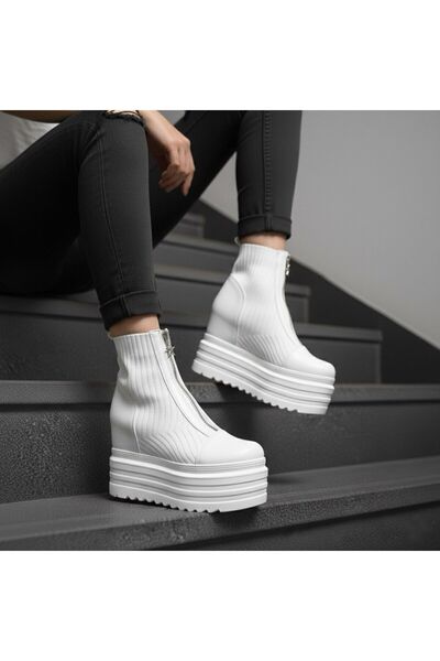 Modanizm Thamara Wedge Heeled Sports Boots