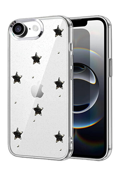 NewFace غطاء LVSQVR لهاتف Apple iPhone 16E بنمط فيونكة - (221255) نمط 4