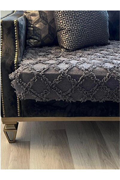 Madamca Gabri̇ela Sofa Cover Anthracite 100*240