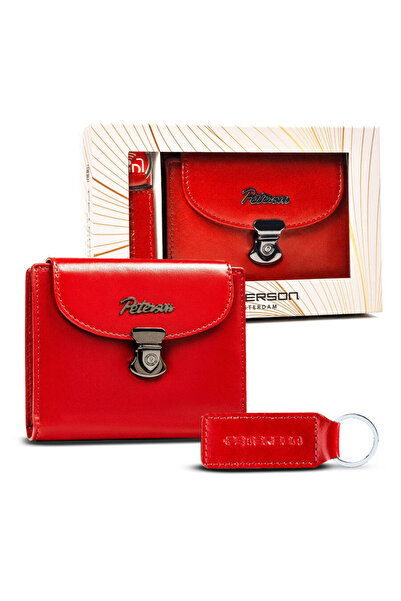 Other Set cadou: Portofel și breloc din piele pentru femei - Peterson