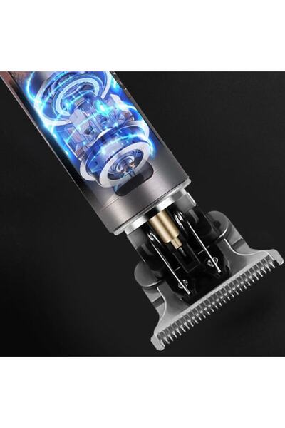 OEM Aparat de tuns profesional cu baterie reîncărcabilă și corp din aluminiu, încărcare USB, 4 piepteni, Model VINTAGE, MOOD (BE AUTHENTIC) și motor puternic, 5W, Design ergonomic, Precizie și durabilitate