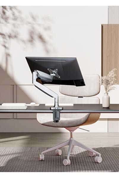 SERIOUX Desk support 1 monitor MM82-C012, gas spring, 17″-45″, 16kg, silver