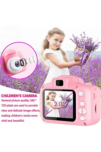 Lisinya Mini 1080P Çocuklar Için Dijital Fotoğraf Makinesi