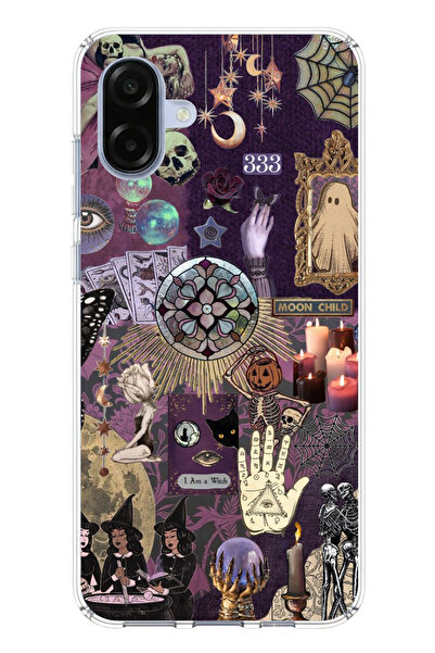 TechTree حافظة سيليكون متوافقة مع هاتف سامسونج جالاكسي A07 من هالوين هالوين أ...