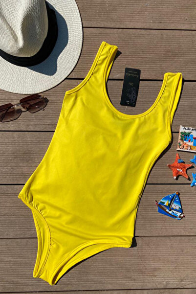 FashionForYou Body - costum de baie LYS, Galben