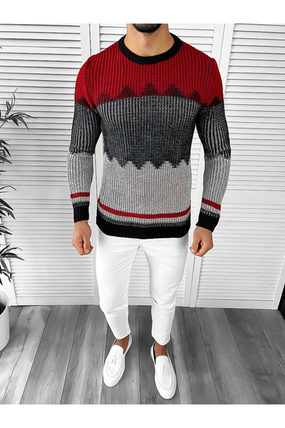 dehaine Men's striped sweater, T3626
