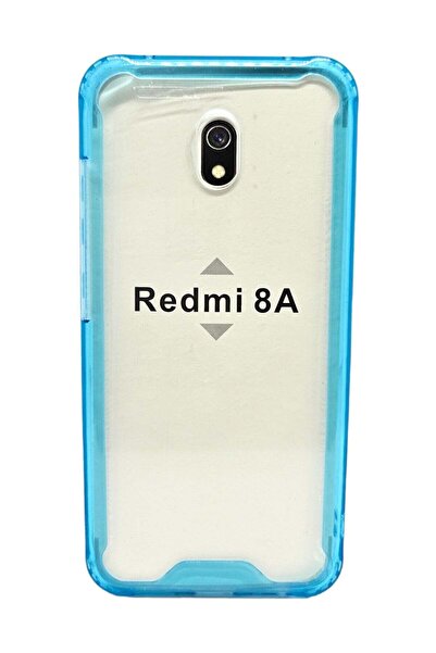 Generic Protective Back Cover For Xiaomi Redmi 8A - Clear & Sky Blue